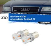 0 Retronebbia LED per Audi A8 D2 1994 - 2002: P21W Gear P21W: Gear LED Rossi (Coppia)