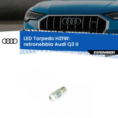 0 Retronebbia LED per Audi Q3 II 2019 in poi: H21W Torpedo H21W (BAY9S): LED Torpedo Canbus Rosso