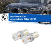 0 Retronebbia LED per BMW X1 F48 2016 - 2021: P21W Gear P21W: Gear LED Rossi (Coppia)