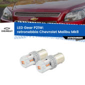 0 Retronebbia LED per Chevrolet Malibu Mk8 2012 - 2015: P21W Gear P21W: Gear LED Rossi (Coppia)