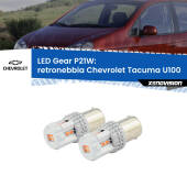 0 Retronebbia LED per Chevrolet Tacuma U100 2005 - 2008: P21W Gear P21W: Gear LED Rossi (Coppia)