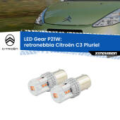 0 Retronebbia LED per Citroën C3 Pluriel 2003 - 2010: P21W Gear P21W: Gear LED Rossi (Coppia)