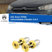 0 Retronebbia LED per Citroën C4 II 2009 - 2016: P21W Asyc P21W: LED Asyc Canbus Rosso (Coppia)