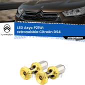 0 Retronebbia LED per Citroën DS4 2011 - 2015: P21W Asyc P21W: LED Asyc Canbus Rosso (Coppia)