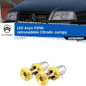 0 Retronebbia LED per Citroën Jumpy 1994 - 2005: P21W Asyc P21W: LED Asyc Canbus Rosso (Coppia)