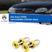 0 Retronebbia LED per Citroën Saxo 1996 - 2004: P21W Asyc P21W: LED Asyc Canbus Rosso (Coppia)