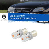 0 Retronebbia LED per Citroën Saxo 1996 - 2004: P21W Gear P21W: Gear LED Rossi (Coppia)