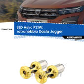 0 Retronebbia LED per Dacia Jogger 2021 in poi: P21W Asyc P21W: LED Asyc Canbus Rosso (Coppia)