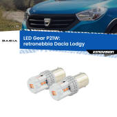 0 Retronebbia LED per Dacia Lodgy 2012 in poi: P21W Gear P21W: Gear LED Rossi (Coppia)