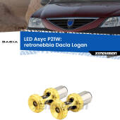 0 Retronebbia LED per Dacia Logan 2004 - 2011: P21W Asyc P21W: LED Asyc Canbus Rosso (Coppia)
