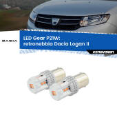 0 Retronebbia LED per Dacia Logan II 2012 in poi: P21W Gear P21W: Gear LED Rossi (Coppia)