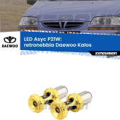 0 Retronebbia LED per Daewoo Kalos 2002 - 2004: P21W Asyc P21W: LED Asyc Canbus Rosso (Coppia)