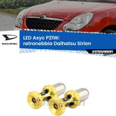 0 Retronebbia LED per Daihatsu Sirion 2005 - 2008: P21W Asyc P21W: LED Asyc Canbus Rosso (Coppia)