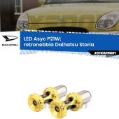 0 Retronebbia LED per Daihatsu Storia 1998 - 2005: P21W Asyc P21W: LED Asyc Canbus Rosso (Coppia)