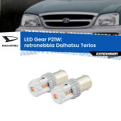 0 Retronebbia LED per Daihatsu Terios 1997 - 2005: P21W Gear P21W: Gear LED Rossi (Coppia)