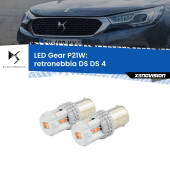 0 Retronebbia LED per DS DS 4 2015 in poi: P21W Gear P21W: Gear LED Rossi (Coppia)