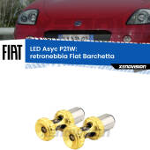 0 Retronebbia LED per Fiat Barchetta  1995 - 2005: P21W Asyc P21W: LED Asyc Canbus Rosso (Coppia)