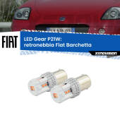 0 Retronebbia LED per Fiat Barchetta  1995 - 2005: P21W Gear P21W: Gear LED Rossi (Coppia)