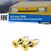 0 Retronebbia LED per Fiat Cinquecento 1991 - 1999: P21W Asyc P21W: LED Asyc Canbus Rosso (Coppia)