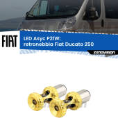 0 Retronebbia LED per Fiat Ducato 250 2006 - 2013: P21W Asyc P21W: LED Asyc Canbus Rosso (Coppia)