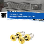 0 Retronebbia LED per Fiat Ducato 290 1989 - 1994: P21W Asyc P21W: LED Asyc Canbus Rosso (Coppia)