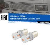 0 Retronebbia LED per Fiat Ducato 290 1989 - 1994: P21W Gear P21W: Gear LED Rossi (Coppia)