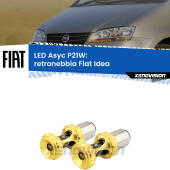 0 Retronebbia LED per Fiat Idea  2003 - 2015: P21W Asyc P21W: LED Asyc Canbus Rosso (Coppia)