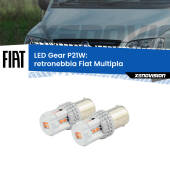 0 Retronebbia LED per Fiat Multipla  1999 - 2010: P21W Gear P21W: Gear LED Rossi (Coppia)