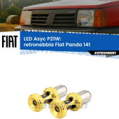 0 Retronebbia LED per Fiat Panda 141 1982 - 2004: P21W Asyc P21W: LED Asyc Canbus Rosso (Coppia)