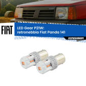 0 Retronebbia LED per Fiat Panda 141 1982 - 2004: P21W Gear P21W: Gear LED Rossi (Coppia)