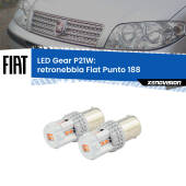 0 Retronebbia LED per Fiat Punto 188 1999 - 2010: P21W Gear P21W: Gear LED Rossi (Coppia)