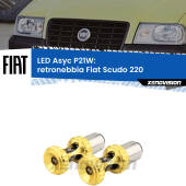 0 Retronebbia LED per Fiat Scudo 220 1996 - 2006: P21W Asyc P21W: LED Asyc Canbus Rosso (Coppia)