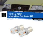 0 Retronebbia LED per Fiat Scudo 220 1996 - 2006: P21W Gear P21W: Gear LED Rossi (Coppia)