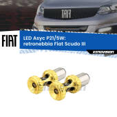 0 Retronebbia LED per Fiat Scudo III 2022 in poi: p21/5w Asyc P21/5W: Asyc LED Rossi (Coppia)