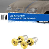 0 Retronebbia LED per Fiat Seicento 1998 - 2010: P21W Asyc P21W: LED Asyc Canbus Rosso (Coppia)