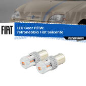 0 Retronebbia LED per Fiat Seicento 1998 - 2010: P21W Gear P21W: Gear LED Rossi (Coppia)