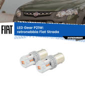 0 Retronebbia LED per Fiat Strada versione 1: P21W Gear P21W: Gear LED Rossi (Coppia)