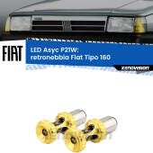 0 Retronebbia LED per Fiat Tipo 160 1987 - 1996: P21W Asyc P21W: LED Asyc Canbus Rosso (Coppia)