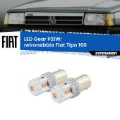 0 Retronebbia LED per Fiat Tipo 160 1987 - 1996: P21W Gear P21W: Gear LED Rossi (Coppia)