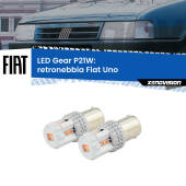 0 Retronebbia LED per Fiat Uno 1983 - 1995: P21W Gear P21W: Gear LED Rossi (Coppia)