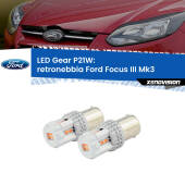 0 Retronebbia LED per Ford Focus Mk3 2011 - 2014: P21W Gear P21W: Gear LED Rossi (Coppia)