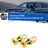 0 Retronebbia LED per Ford usa Explorer U2 1995 - 2001: P21W Asyc P21W: LED Asyc Canbus Rosso (Coppia)