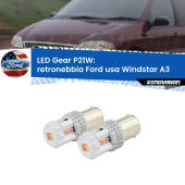 0 Retronebbia LED per Ford usa Windstar A3 1995 - 2000: P21W Gear P21W: Gear LED Rossi (Coppia)