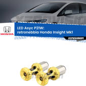 0 Retronebbia LED per Honda Insight Mk1 2000 - 2006: P21W Asyc P21W: LED Asyc Canbus Rosso (Coppia)