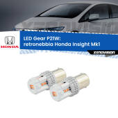 0 Retronebbia LED per Honda Insight Mk1 2000 - 2006: P21W Gear P21W: Gear LED Rossi (Coppia)