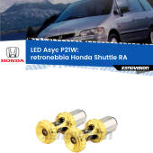0 Retronebbia LED per Honda Shuttle RA 1994 - 2004: P21W Asyc P21W: LED Asyc Canbus Rosso (Coppia)