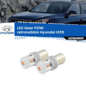 0 Retronebbia LED per Hyundai IX55  2008 - 2012: P21W Gear P21W: Gear LED Rossi (Coppia)