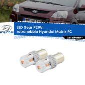 0 Retronebbia LED per Hyundai Matrix FC 2001 - 2010: P21W Gear P21W: Gear LED Rossi (Coppia)