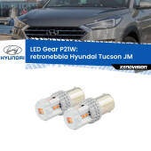 0 Retronebbia LED per Hyundai Tucson JM 2004 - 2015: P21W Gear P21W: Gear LED Rossi (Coppia)