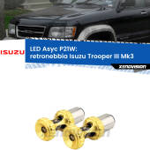 0 Retronebbia LED per Isuzu Trooper III Mk3 2000 - 2006: P21W Asyc P21W: LED Asyc Canbus Rosso (Coppia)